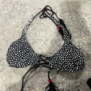reversible animal print bikini top!